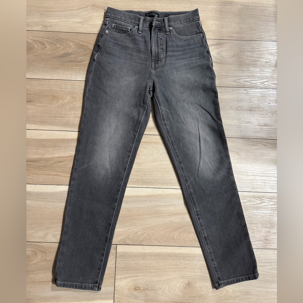Banana Republic Charcoal Ultra High-Rise Slim Fit Denim Jeans - Picture 3 of 3